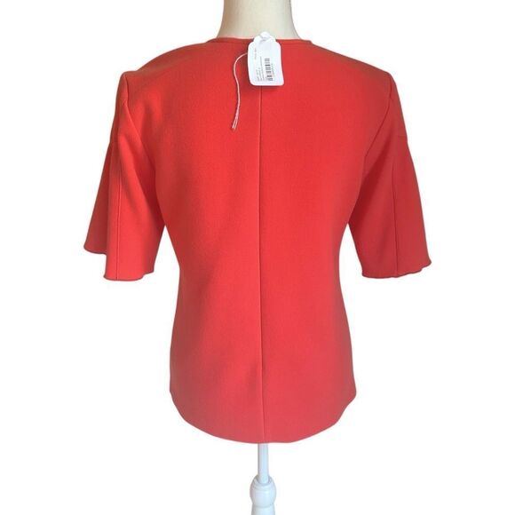 Victoria Victoria Beckham Flounce Hem Sleeve Top US 2 - Picture 10 of 11